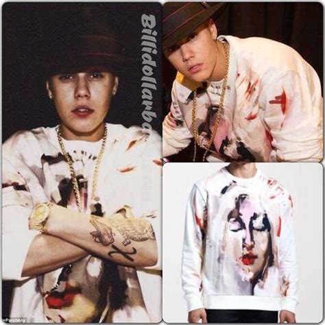 givenchy sweater justin bieber|givenchy crest sweatshirt.